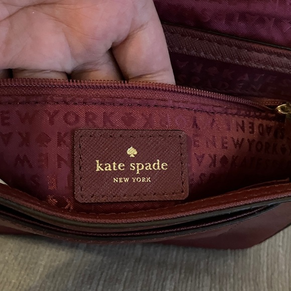 Kate Spade Burgundy Crossbody Bag - Picture 14 of 16